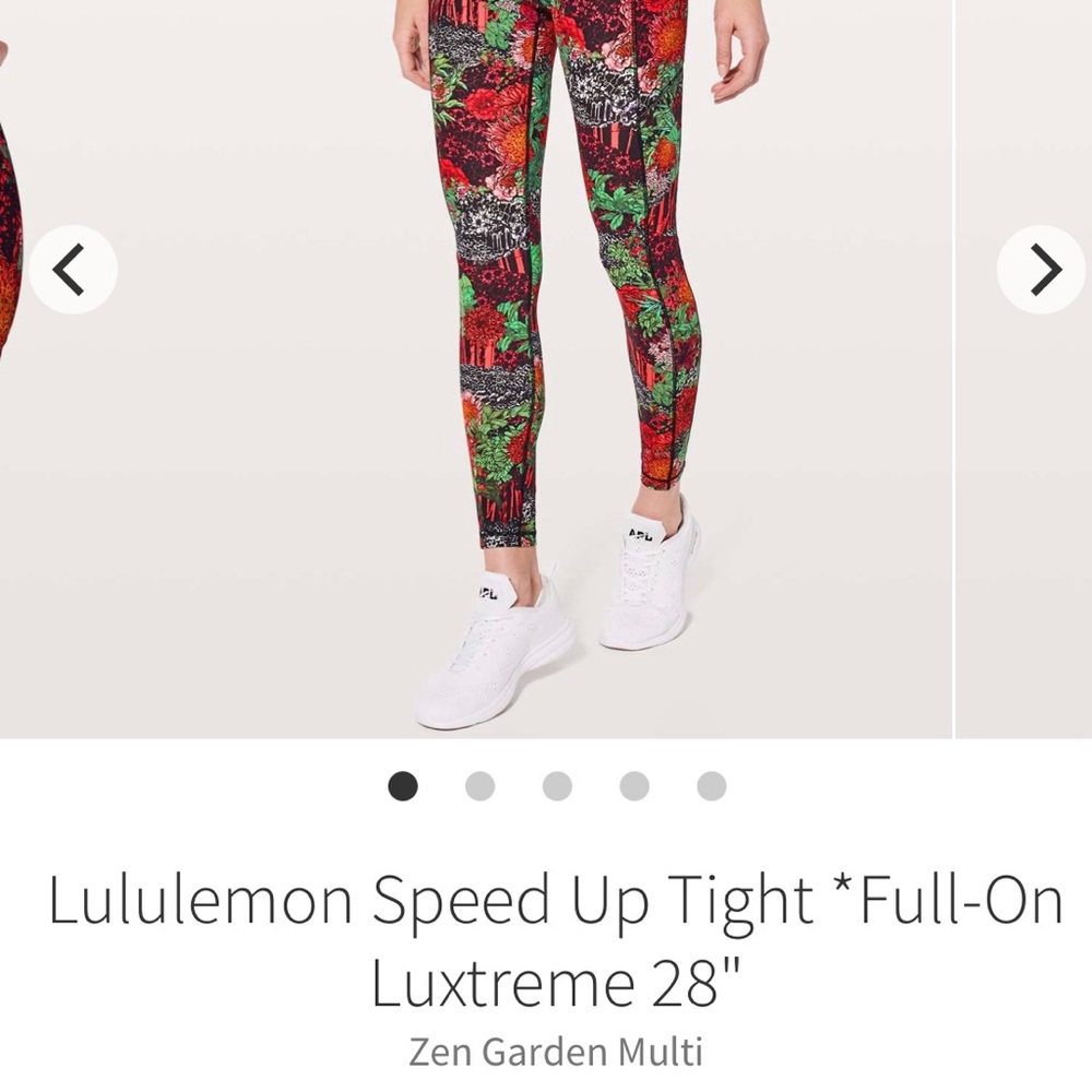Lululemon size 4 speed up tight luxtreme 28”